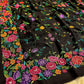 ELEGANT BLACK HAND PETIT POINT PASHMINA SHAWL LUXURIOUS & TIMELESS ( DELIVERY IN 60-70 DAYS )