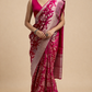 PINK COLOIR GEORGETTE SAREE EMBELLISHED WITH ZARI WEAVES - Kothari Sons