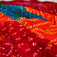 MULTI COLOUR PURE OJARIYA BANDHANI SAREE