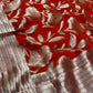 ORANGE COLOUR GEORGETTE SAREE EMBELLISHED WITH ZARI WEAVES - Kothari Sons
