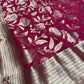 PINK COLOIR GEORGETTE SAREE EMBELLISHED WITH ZARI WEAVES - Kothari Sons