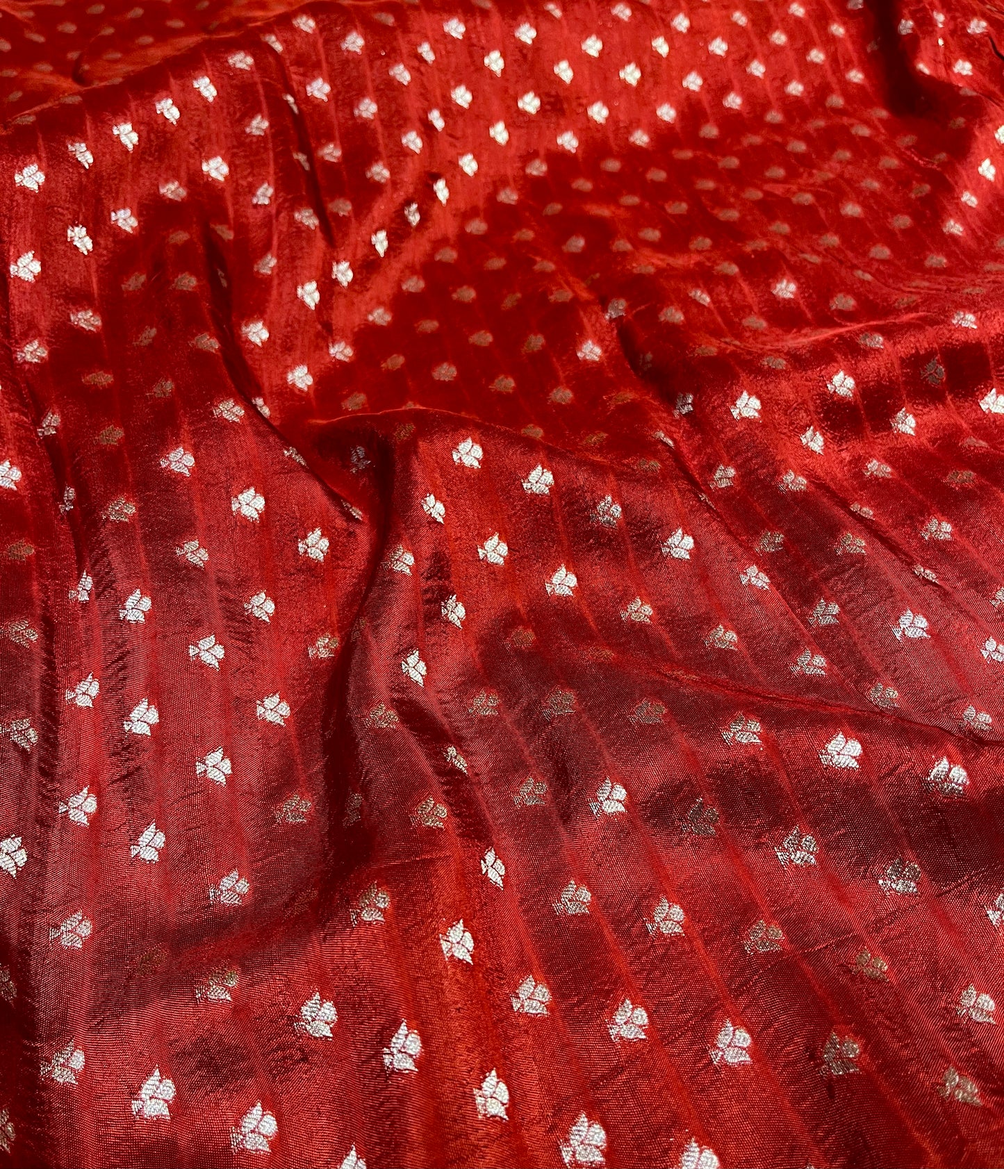 MAROON COLOUR PLANT BASED SILK BROCADE SAREE EMBELLISHED WITH ZARI WEAVES - Kothari Sons