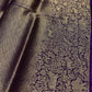 PURPLE COLOUR PLANT BASED SILK BROCADE SAREE EMBELLISHED WITH ZARI WEAVES - Kothari Sons