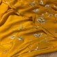 YELLOW COLOUR PURE CHIFFON HAND EMBROIDERED SAREE EMBELLISHED WITH SEQUINS KARDHANA & AARI WORK