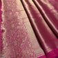 PINK COLOUR PLANT BASED SILK BROCADE SAREE EMBELLISHED WITH ZARI WEAVES - Kothari Sons