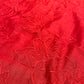 RED COLOUR MUL CHANDERI EMBROIDERED UNSTITCHED CO-ORD SET EMBELLISHED WITH RESHAM WORK & COTTON BOTTOM BY SIDDHAIKA - Kothari Sons