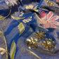 BLUE COLOUR CHANDERI TISSUE HAND EMBROIDERED SAREE EMBELLISHED WITH RESHAM & SEQUINS WORK