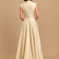 OFF WHITE SILK HIGH-LOW INDOWESTERN TALL DRESS EMBELLISHED WITH BEADS WORK ( PANT WITH CROP TOP BLOUSE & SHRUG )