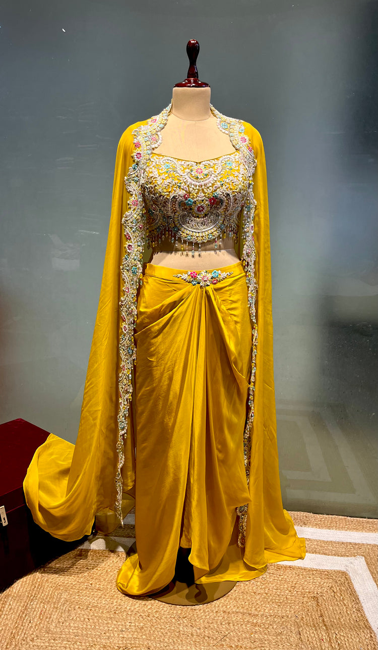 Blue Maheshwari saree main image 0