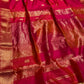 SHADED PINK MAHESHWARI SILK SAREE WITH ZARI BORDER - Kothari Sons