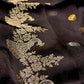BLACK COLOUR KOTA DORIA SAREE WITH ZARI BORDER & BUTTI - Kothari Sons