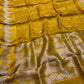 MUSTARD COLOUR KOTA DORIA SAREE WITH ZARI BORDER & BUTTI - Kothari Sons