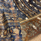 BLUE COLOUR CHANDERI SILK PRINTED UNSTITCHED SUIT