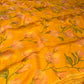 MUSTARD COLOUR PRINTED CHIFFON SAREE (30gm) ( DELIVERY IN 15-20 DAYS ) - Kothari Sons