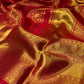 RED COLOUR KANJIVARAM SILK SAREE EMBELLISHED WITH ZARI WEAVES