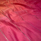 SHADED MUL CHANDERI ZARI STRIPED SAREE WITH BANARASI BLOUSE BY SIDDHAIKA - Kothari Sons