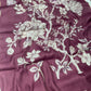 WINE COLOUR ART TUSSAR SILK SAREE EMBELLISHED ZARI KASAB EMBEROIDERY