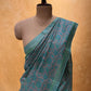 GREY COLOUR SILK PRINTED SAREE