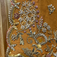 REGAL MUSTARD BANARASI TISSUE LOEHENGA SET WITH ZARDOSI EMBROIDERY