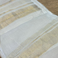 (51 Meters Long) POWERLOOM MARATHA PAGDI - Pure cotton dyeable fabric with two zari turra palla