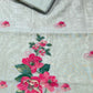MINT GREEN TANT DHAKAI JAMDANI UNSTITCHED SUIT SET (3-piece)