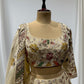 IVORY COLOUR TISSUE GOTA PATTI WORK LEHENGA