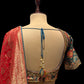HOT PINK COLOUR DOLA SILK READYMADE SAREE EMBELLISHED WITH SEQUINS & ZARDOZI WORK ( UNSTITCHED BLOUSE INCLUDE )
