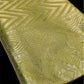 LIME GREEN MUNGA COTTON GIFT SAREE