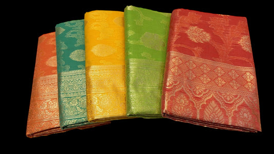 MUNGA COTTON GIFT SAREES (SET OF 5)