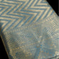 STEEL BLUE MUNGA COTTON GIFT SAREE