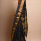 NAVY BLUE HANDWOVEN MAHESHWARI CHECKS SAREE