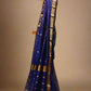 ROYAL BLUE HANDWOVEN MAHESHWARI SAREE WITH DRILL WEAVE BORDER