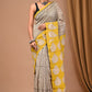 COTTON MAHESHWARI AJRAKH PRINT SAREE