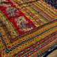(DELIVERY IN 20 TO 25 DAYS) MULTICOLOUR CHINON SAREE EMBELLISHED WITH MIRROR WORK