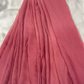 ONION PINK SHADED CHIFFON SAREE WITH MATCHING BLOUSE - FLOWY & GRACEFUL