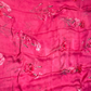 HOT PINK PRINTED (30 gram- PURE CHIFFON SAREE)