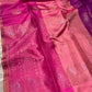 MULTI COLOUR PURE KANJIVARAM SILK SAREE EMBELLISHED WITH ZARI WEAVES