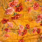 MUSTARD YELLOW PRINTED (30 gram- PURE CHINNON SAREE)