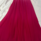 RANI PINK SHADED CHIFFON SAREE WITH MATCHING BLOUSE - Elegant & Effortless