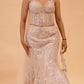 CHAMPAGNE GOLD SEQUIN EMBELLISHED LEHENGA SET