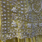 YELLOW COLOUR CHINON GOWN WITH JACKET EMBELLISHED WITH SEQUINES / PIPE / BEAD WORK