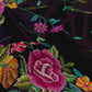 ELEGANT BLACK HAND PETIT POINT PASHMINA SHAWL LUXURIOUS & TIMELESS ( DELIVERY IN 60-70 DAYS )