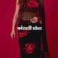 BLACK COLOUR PURE CHIFFON HAND EMBROIDERED SAREE EMBELLISHED WITH SEQUINS & BEADS WORK