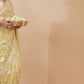 LIGHT YELLOW PARSI (GARA) EMBROIDERED CHIFFON SAREE