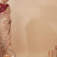 BEIGE COLOUR PARSI (GARA) EMBROIDERED GEORGETTE SAREE