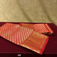 RED COLOUR KANJIVARAM SAREE HIGHLIGHT WITH ZARI WEAVE
