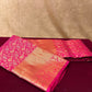 RANI COLOUR KANJIVARAM SILK SAREE HIGHLIGHT WITH ZARI WEAVE
